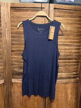 Men's Wayi Tank Navy